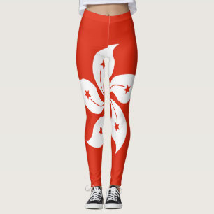 Leggings Drapeau de Hong Kong