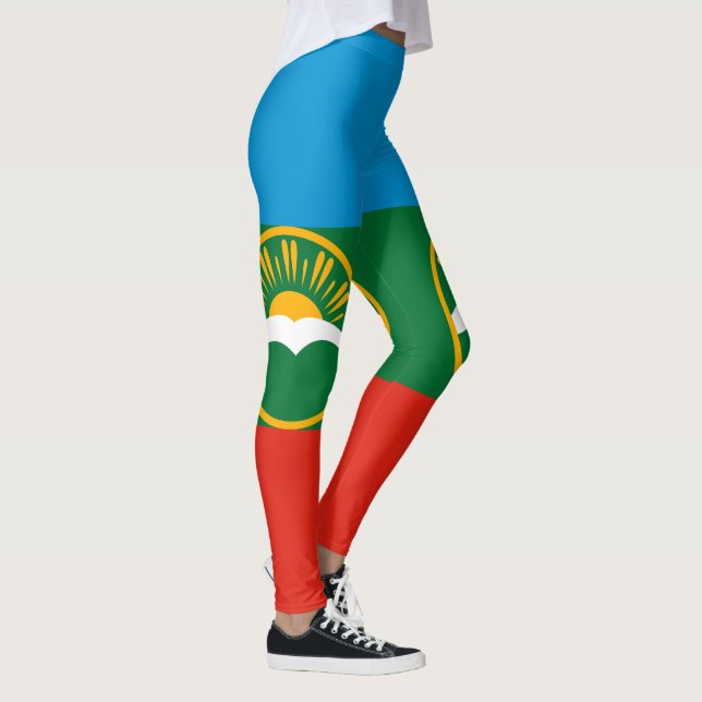 Leggings Drapeau de Karatchaïevo-Tcherkessie (Droite)