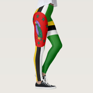 Leggings Drapeau de la Dominique Cool