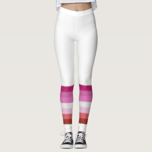 Leggings Drapeau de la fierté lesbienne