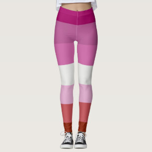 Leggings Drapeau de la fierté lesbienne