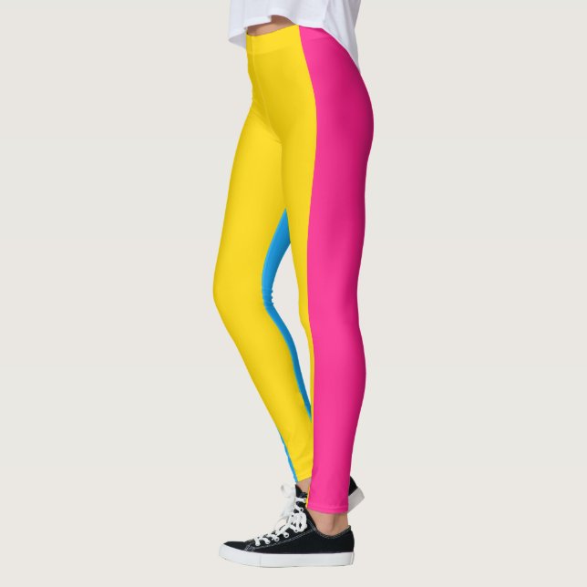 Leggings Drapeau de la fierté Pansexual (Gauche)