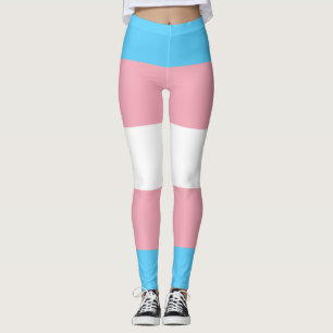 Leggings Drapeau de la fierté transgenre - LGBT Rainbow