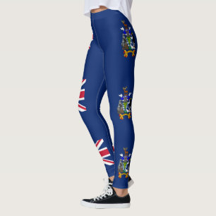Leggings Drapeau de la Géorgie du Sud et des îles Sandwich
