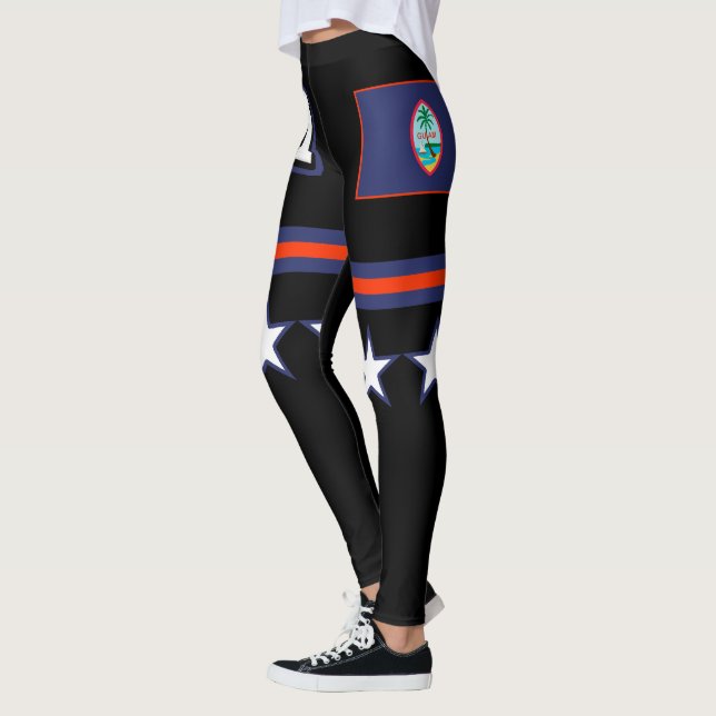 Leggings Drapeau de la Guam (Gauche)