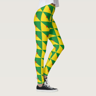 Leggings Drapeau de la Guyane française française