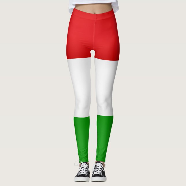 Leggings Drapeau de la Hongrie Cool (Devant)