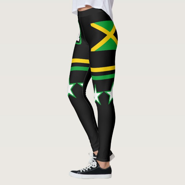 Leggings Drapeau de la Jamaïque (Gauche)
