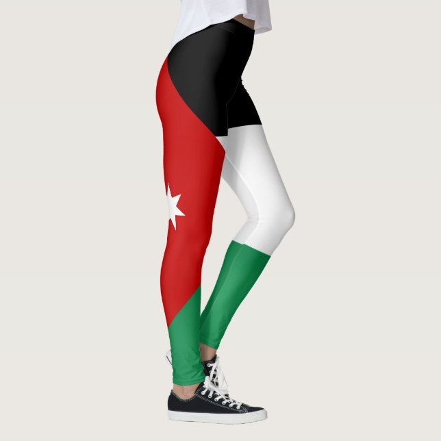 Leggings Drapeau de la Jordanie Cool (Droite)