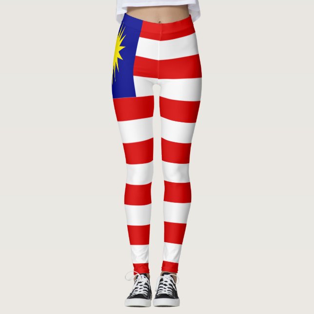 Leggings Drapeau de la Malaisie (Devant)