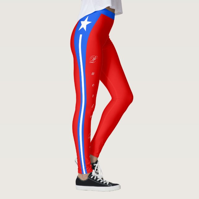 Leggings Drapeau de la mode Porto Rico (Droite)