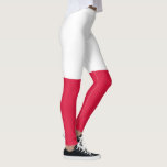 Leggings Drapeau de la Pologne<br><div class="desc">Drapeau patriotique de la Pologne.</div>