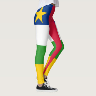 Leggings Drapeau de la République centrafricaine
