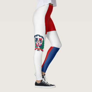 Leggings Drapeau de la République Dominicaine Cool