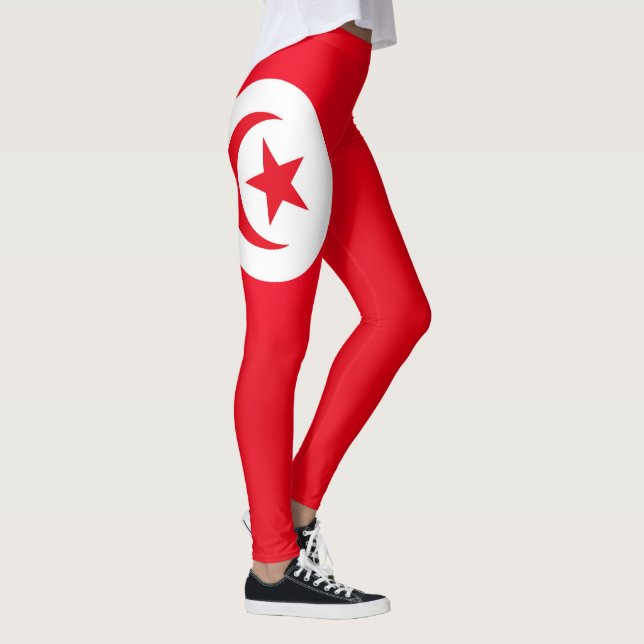 Leggings Drapeau de la Tunisie Cool (Droite)
