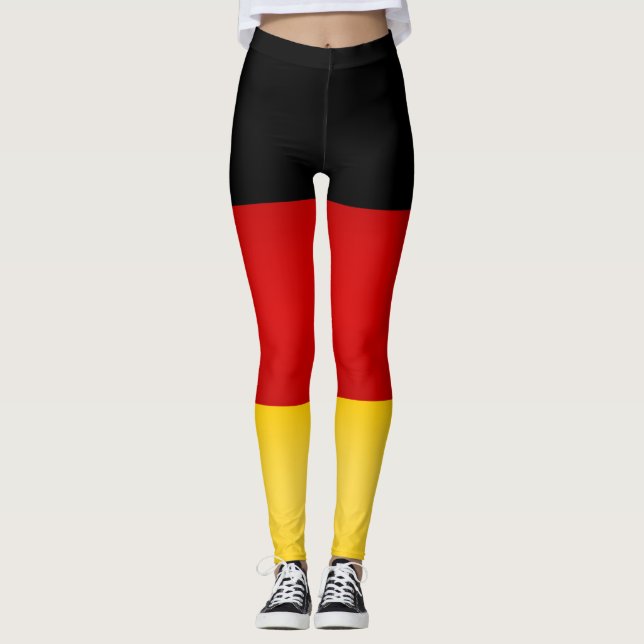 Leggings Drapeau de l'Allemagne Cool (Devant)
