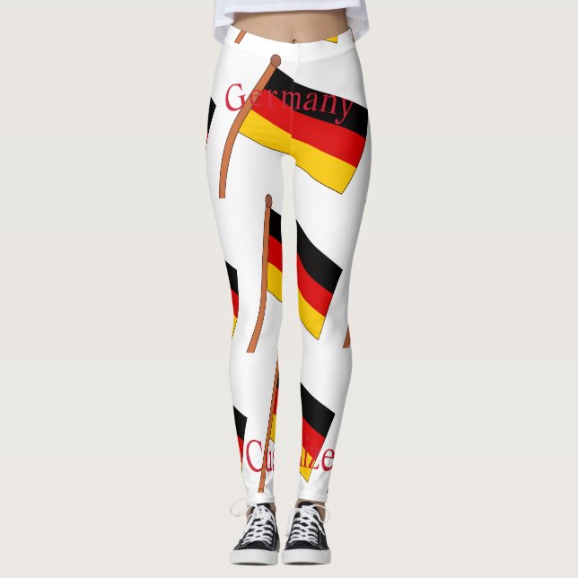 Leggings Drapeau de l'Allemagne Thunder_Cove (Devant)