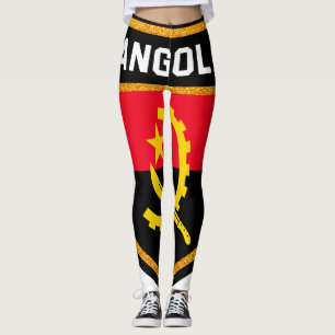 Leggings Drapeau de l'Angola