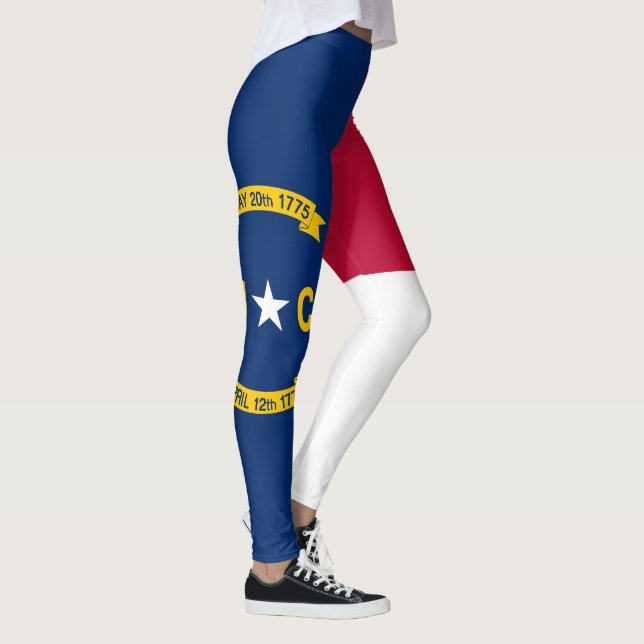 Leggings Drapeau de l'État de Caroline du Nord (Droite)
