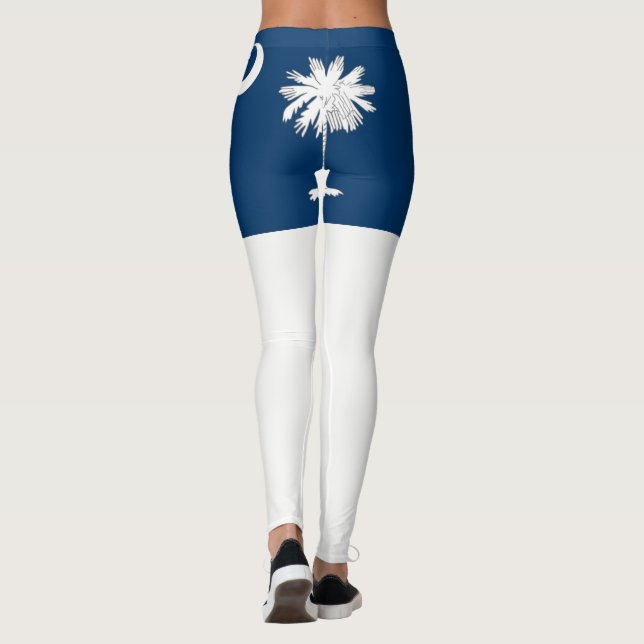 Leggings Drapeau de l'État de Caroline du Sud (Dos)