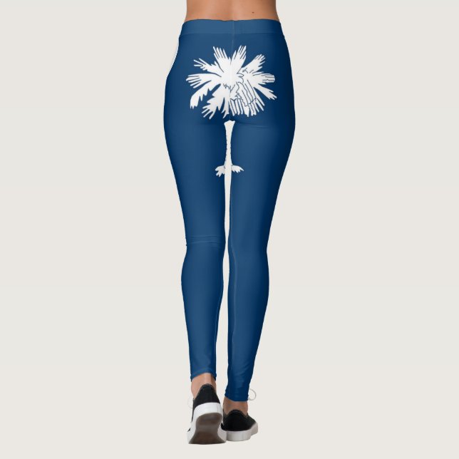 Leggings Drapeau de l'État de Caroline du Sud (Dos)