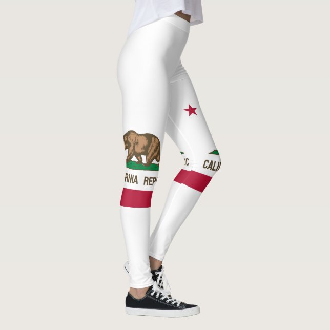 Leggings Drapeau de l'État de la République de Californie (Droite)