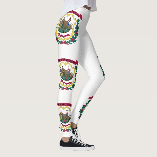 Leggings Drapeau de l'État de Virginie-Occidentale (Droite)