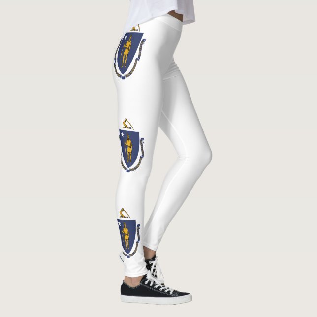 Leggings Drapeau de l'État du Massachusetts (Droite)