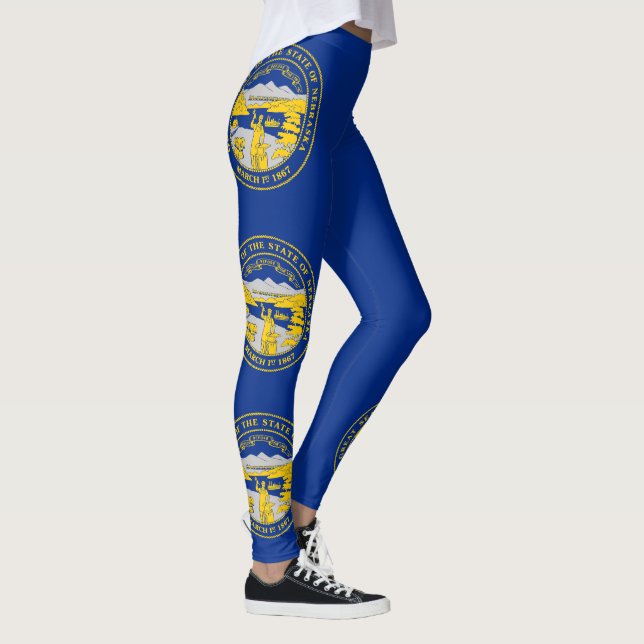 Leggings Drapeau de l'État du Nebraska (Droite)