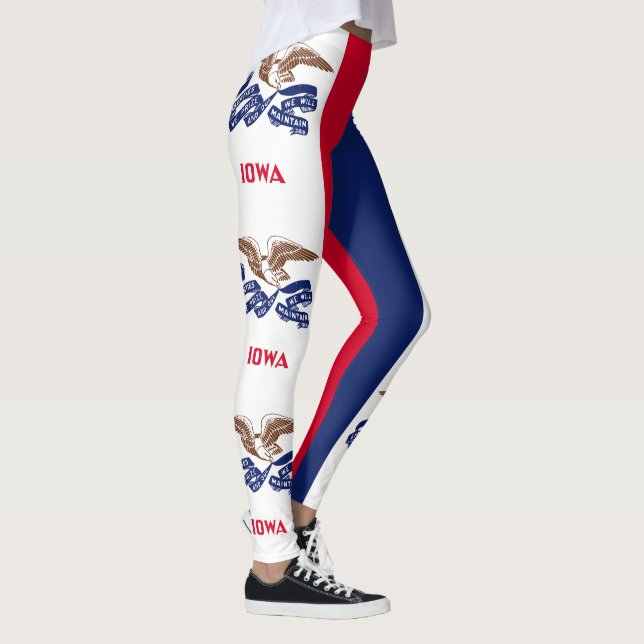 Leggings Drapeau de l'Iowa (Droite)