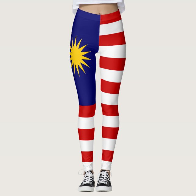 Leggings Drapeau de Malaisie (Devant)