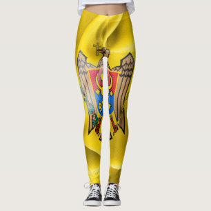 Leggings Drapeau de Moldavie