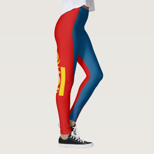 Leggings Drapeau de Mongolie cool (Droite)
