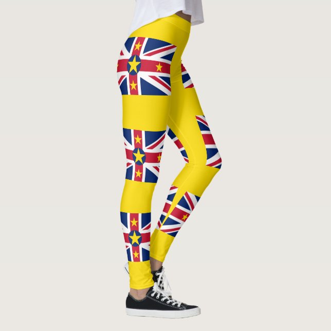 Leggings Drapeau de Niue (Droite)