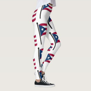 Leggings Drapeau de Porto Rico