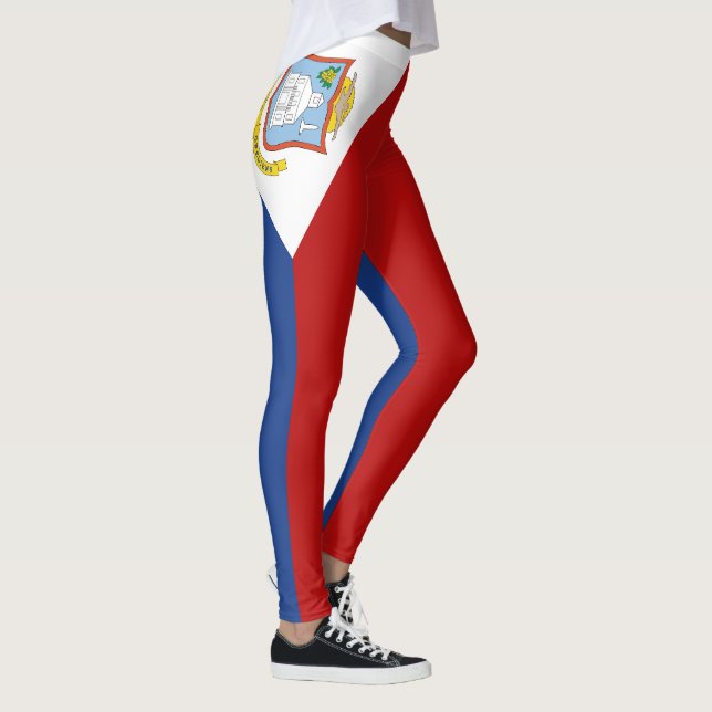 Leggings Drapeau de Saint-Martin (Droite)