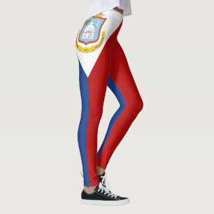 Leggings Drapeau de Saint-Martin