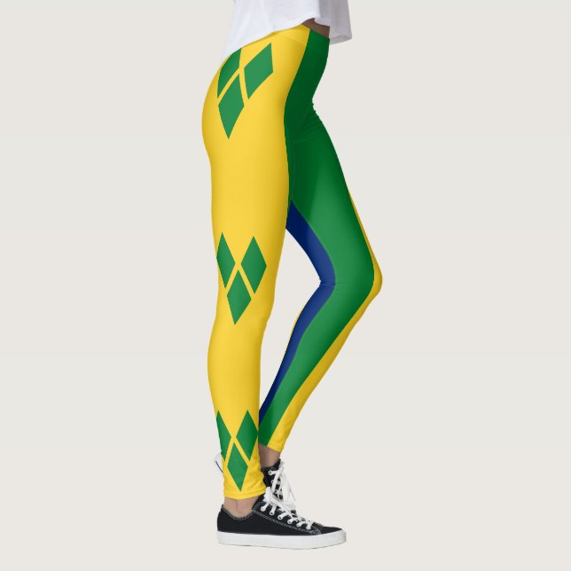 Leggings Drapeau de Saint-Vincent (Droite)