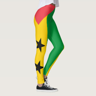Leggings Drapeau de Sao Tomé-et-Principe
