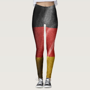 Leggings Drapeau de soie allemand