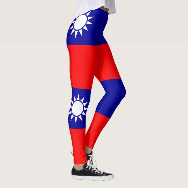 Leggings Drapeau de Taïwan (Droite)