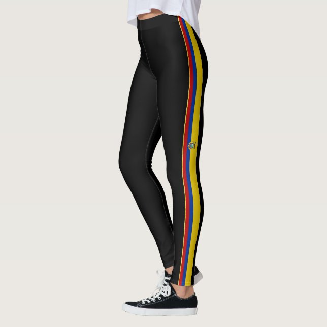 Leggings Drapeau d'Ecuadorian (Gauche)