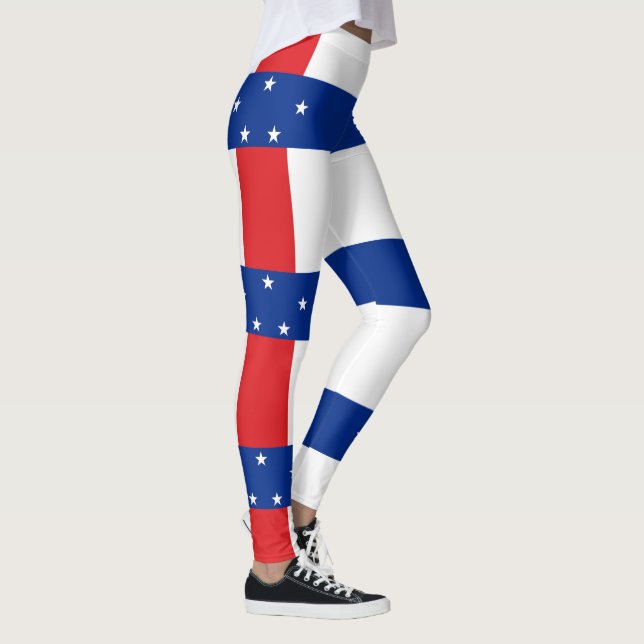 Leggings Drapeau des Antilles néerlandaises (Droite)