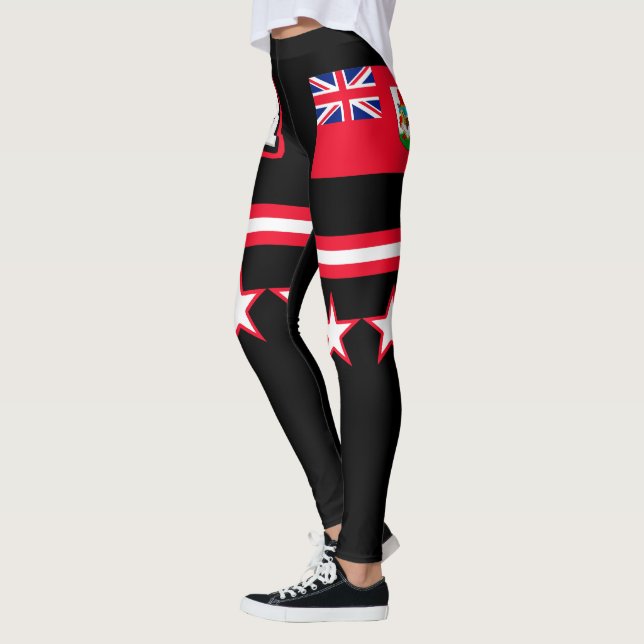 Leggings Drapeau des Bermudes (Gauche)