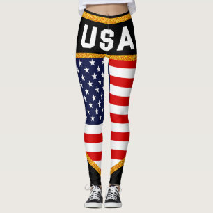 Leggings Drapeau des États-Unis