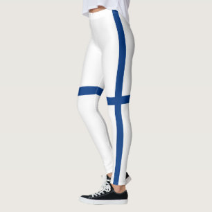 Leggings Drapeau des guêtres de la Finlande