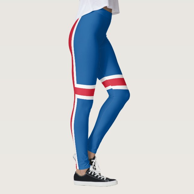 Leggings Drapeau d'Islande (Droite)
