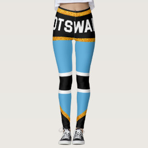 Leggings Drapeau du Botswana