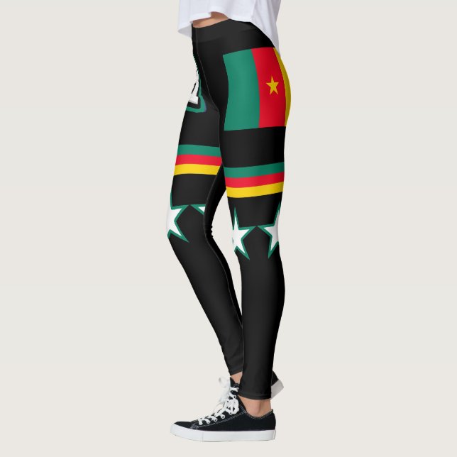 Leggings Drapeau du Cameroun (Gauche)