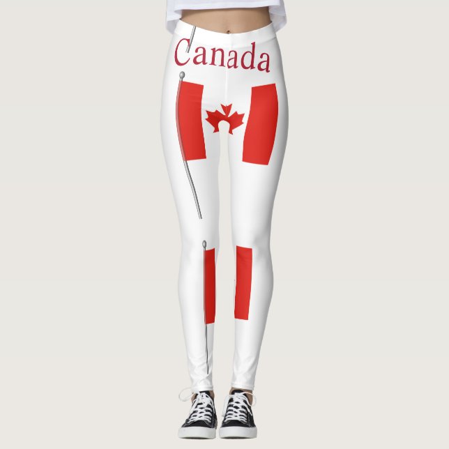 Leggings Drapeau du Canada Thunder_Cove (Devant)